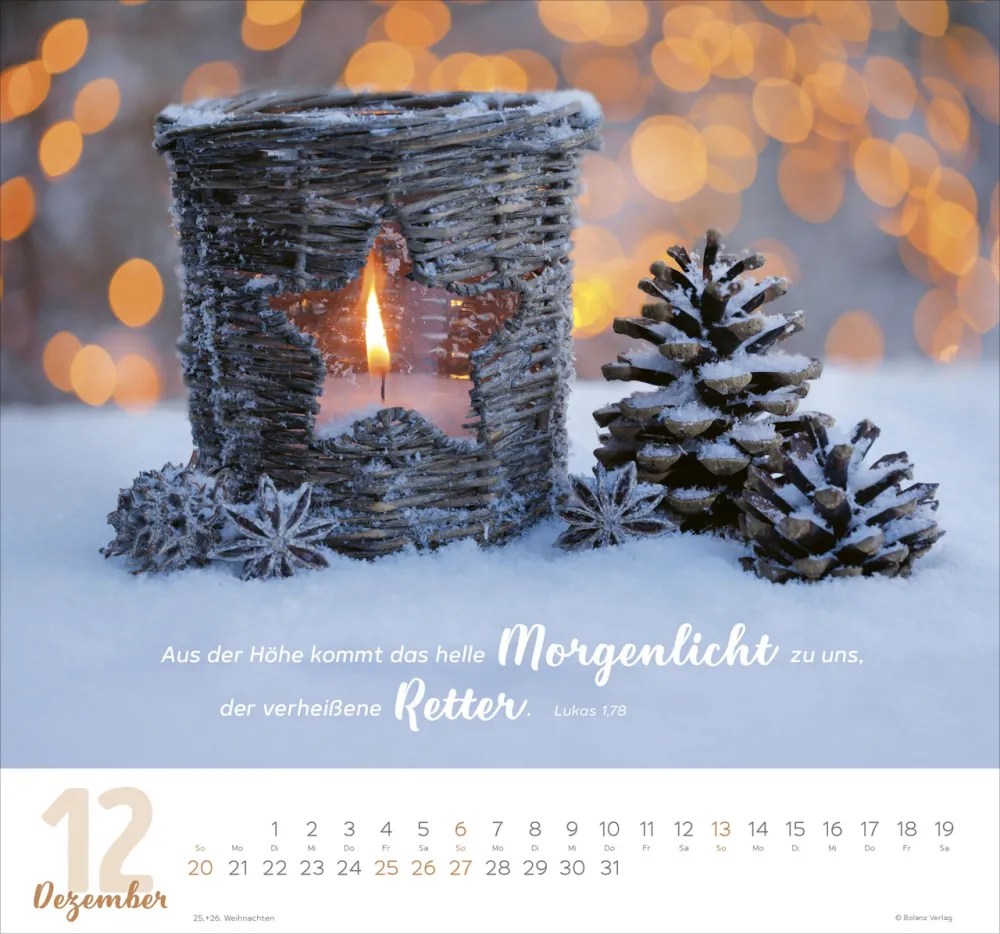 Meine Zeit - Hoffnung und Vertrauen für ein ganzes Jahr - Wandkalender