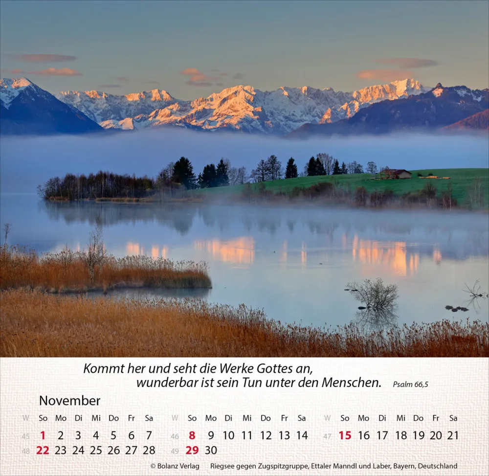 Berge - Tischkalender