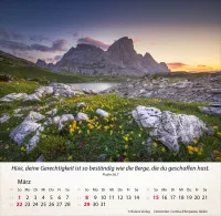 Berge - Tischkalender