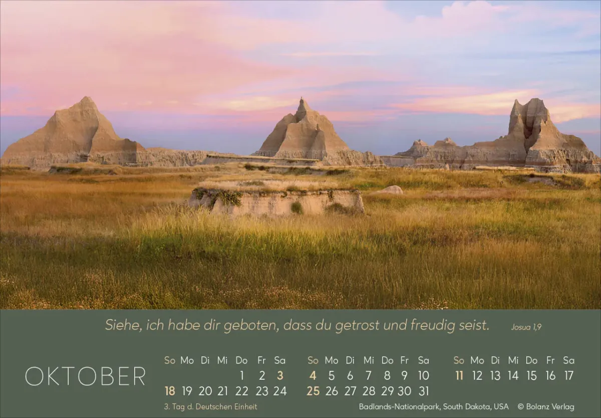 Ewigkeit im Herzen - Panoramakalender