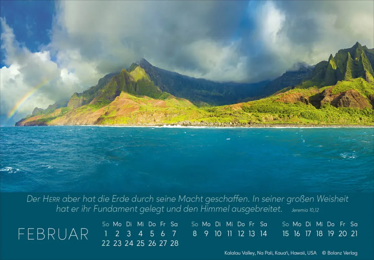 Ewigkeit im Herzen - Panoramakalender