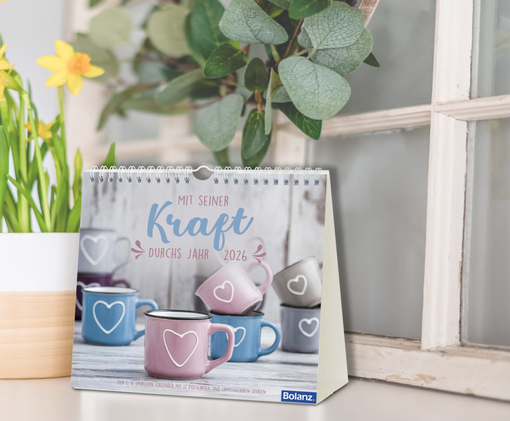 Kalender Mit Seiner Kraft durchs Jahr - Tischkalender
