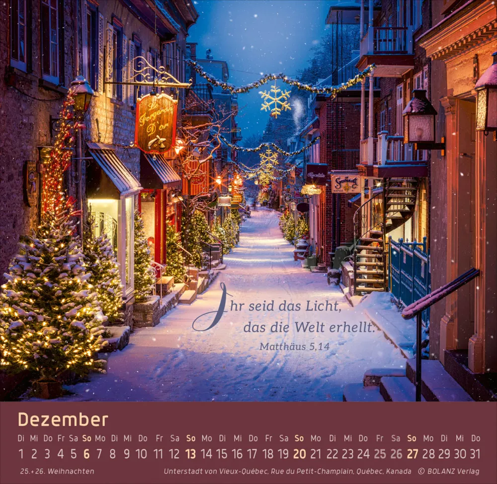 Weg-Licht-Leben - Tischkalender