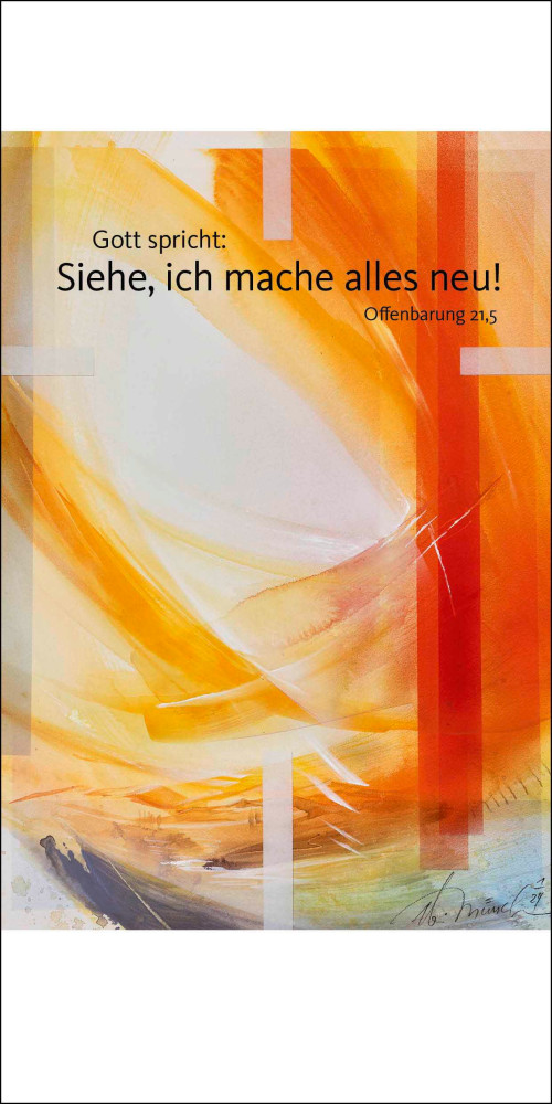 Faltkarten mit Betrachtung 10er Set - Münch Jahreslosung