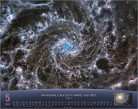 Kalender Du bist nicht fern - Das Universum - ein Gedanke Gottes, Panorama-Super-Wandkalender