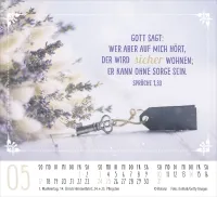 Kalender Worte von Herzen - Minikalender
