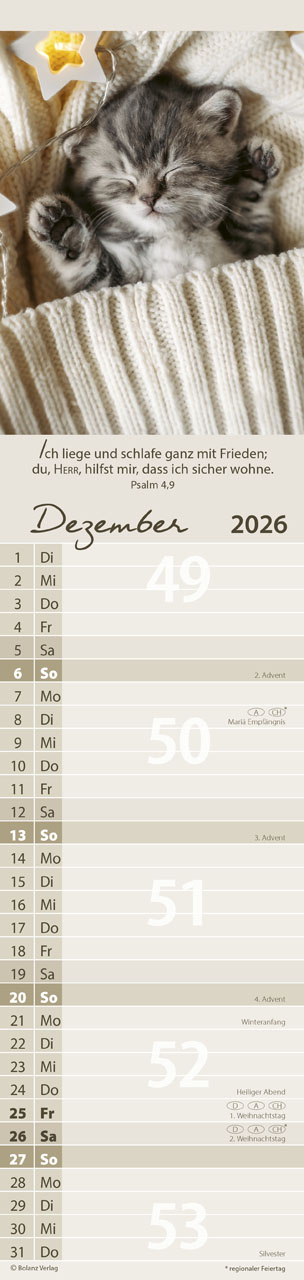 Für Euch - Streifenterminkalender