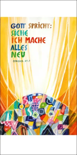 Gott spricht: Siehe, ich mache alles neu (10 Faltkarten) - Jahreslosung Felger