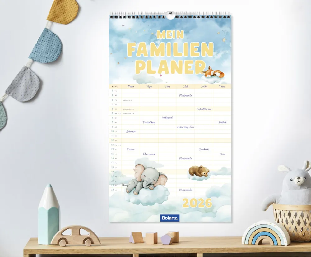 Mein Familienplaner - Wandterminkalender