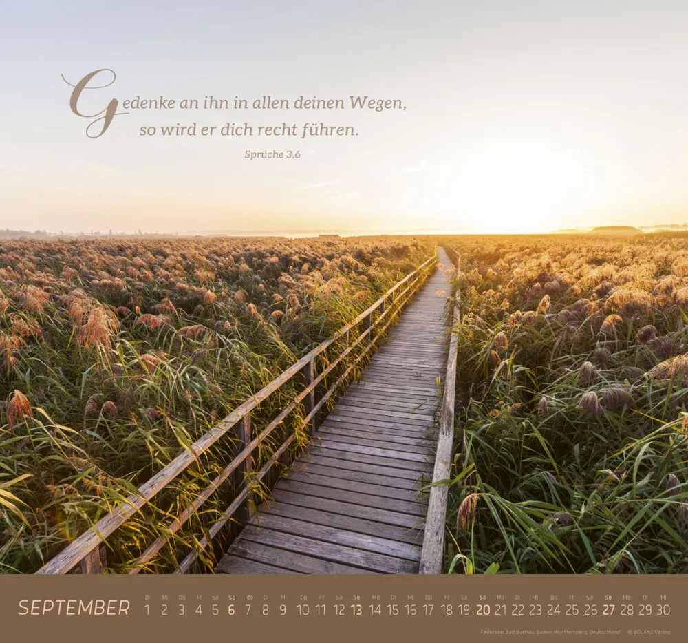 Ich bin der Weg - und die Wahrheit und das Leben, Wandkalender