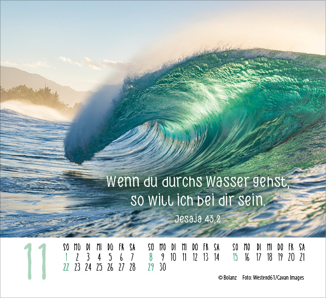 Zeit für Meer - Minikalender