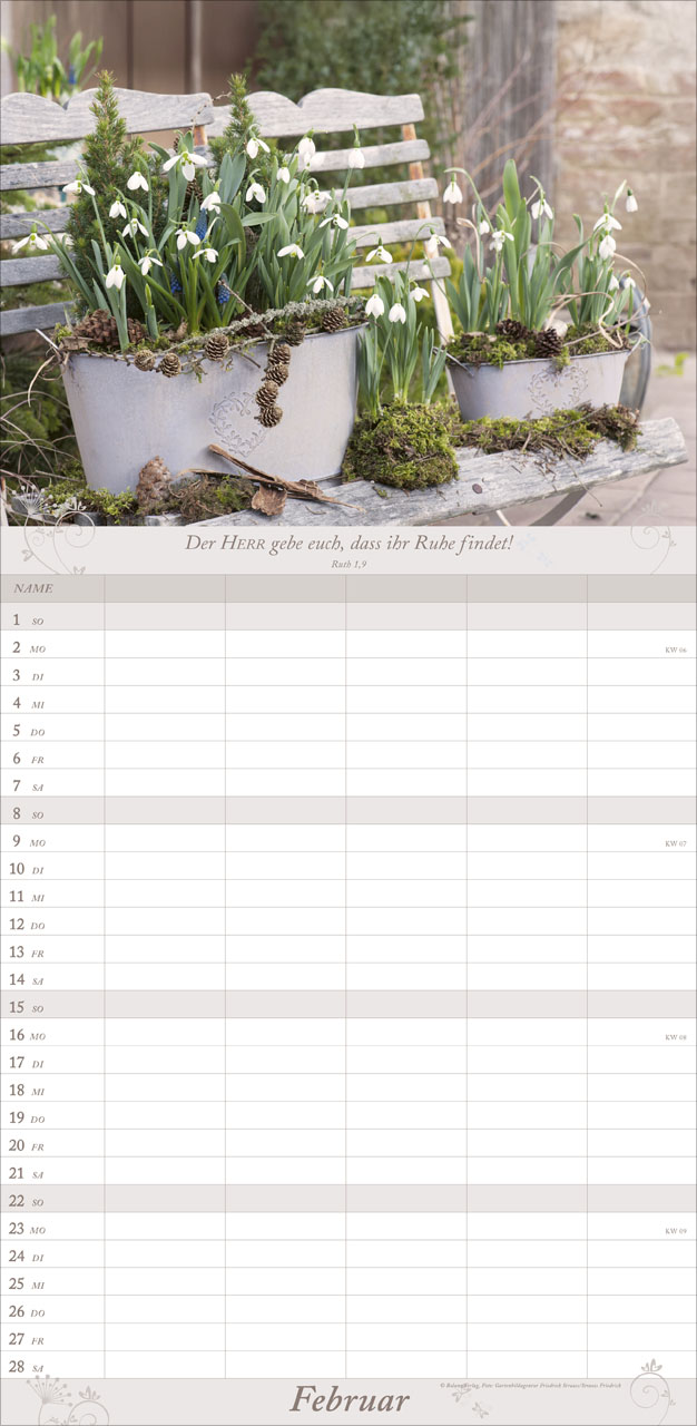 Gartenfreude Familienplaner