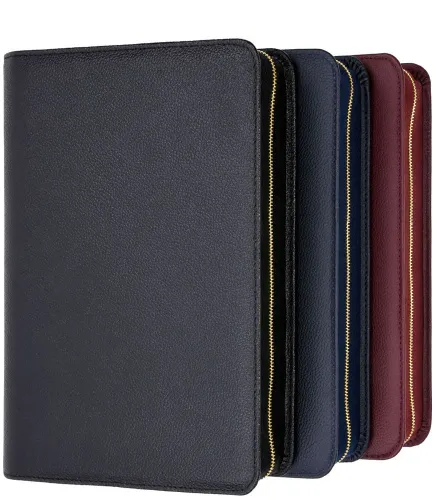 Bibelhülle für Schlachter 2000 Taschenausgabe - Rindleder, fein genarbt, Bordeaux-Rot