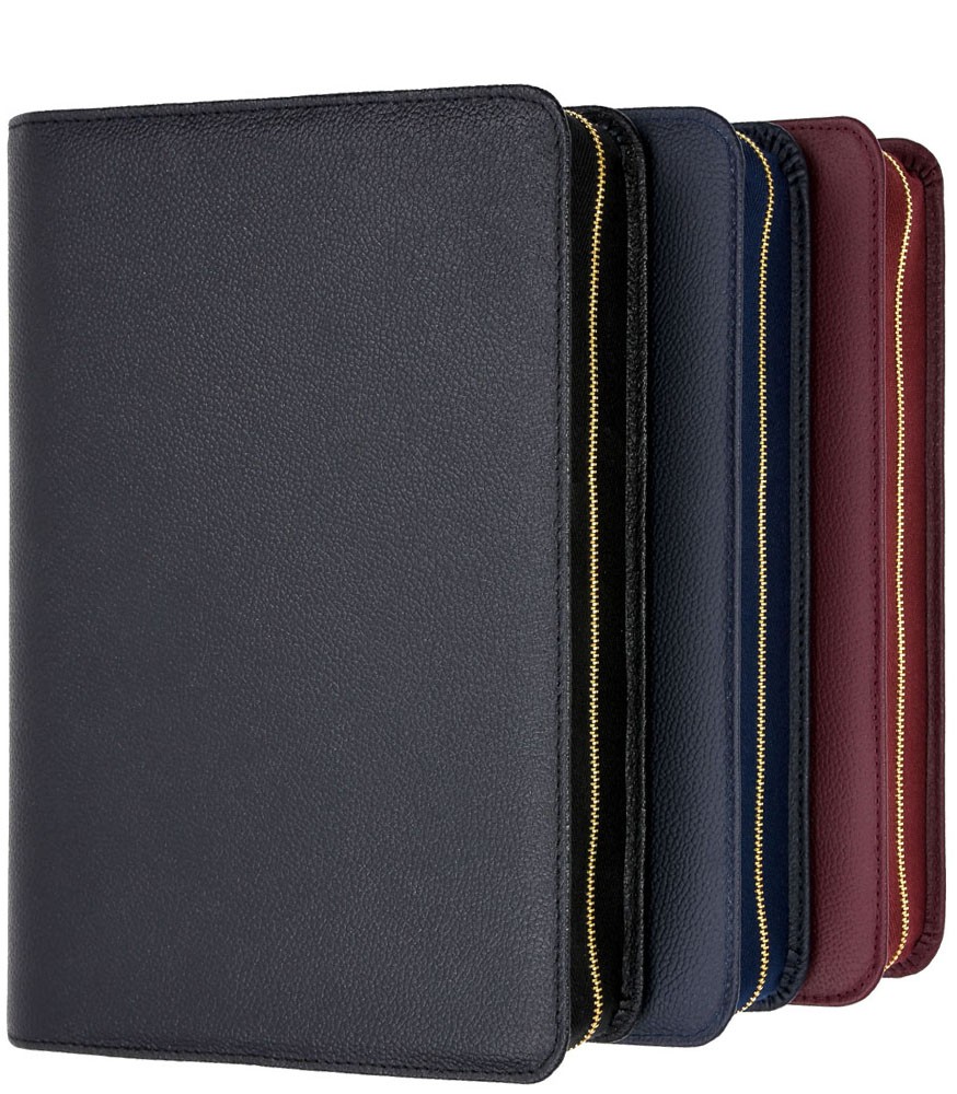 Bibelhülle für Schlachter 2000 Taschenausgaben - Rindleder, fein genarbt, Dunbelblau