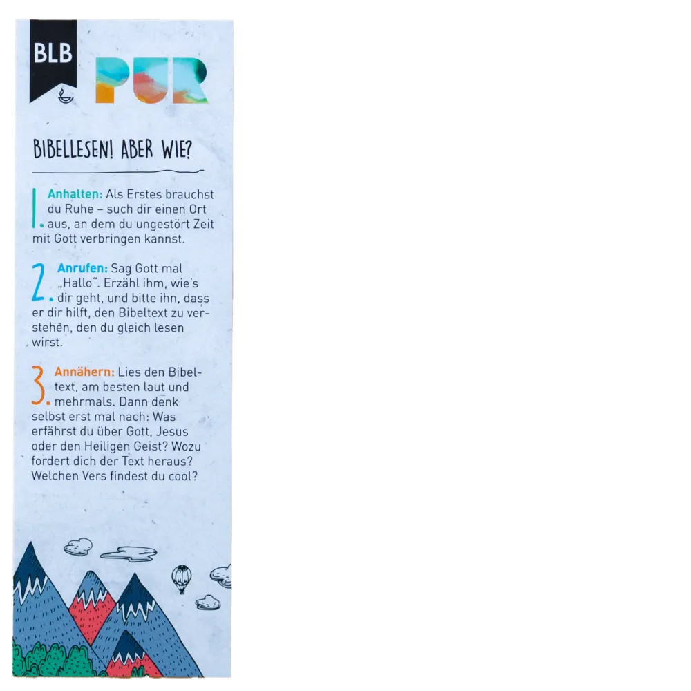 Lesezeichen Pur - Zielgruppe: Jugendliche