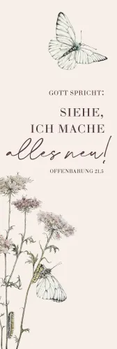 Gott spricht: Siehe, ich mache alles neu (10 Lesezeichen) - Jahreslosung 2026 - Motiv Rebekka...