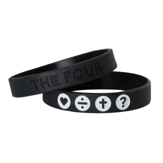 THE FOUR - ARMBAND SCHWARZ 190MM