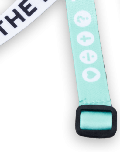 THE FOUR Stoffarmband - Mint