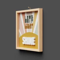 Cementini Wandbild SHINE - let your Light