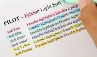 PILOT Textmarker filz FRIXION light soft, 6er Etui - Srichstärke: 3,3 mm, löschbare Tinte,...