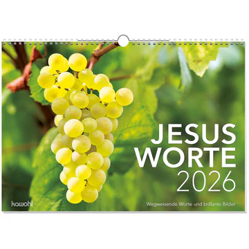 Jesus Worte - Wandkalender - Wegweisende Worte und brillante Bilder