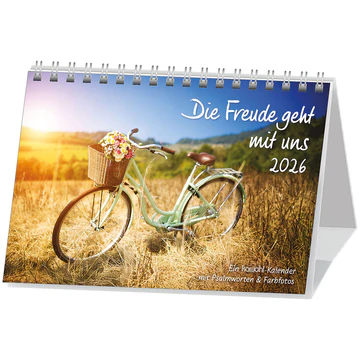 DIE FREUDE GEHT MIT UNS AUFSTELLKAL.