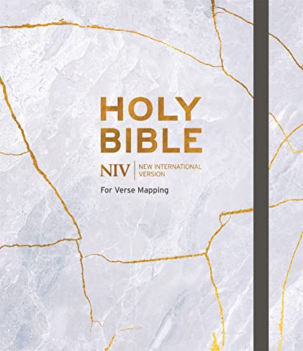 Englisch, Bibel NIV, Verse Mapping Bible, Grey - NIV Bible for Journalling and Verse-Mapping...