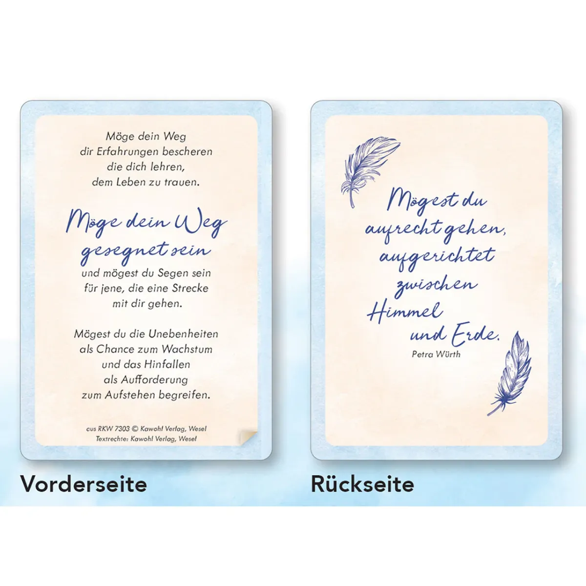 Ich wünsche Dir Segen - Karten-Box - 52 ermutigende Segenswünsche für Dich
