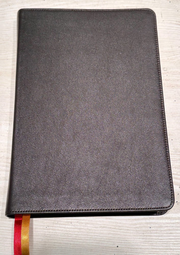 Elberfelder Übersetzung 744 Standardbibel (dunkelbraun) - Rindleder dunkelbraun, Rotgoldschnitt