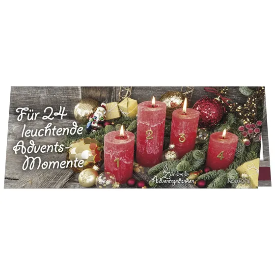 Für 24 leuchtende Adventsmomente (Zündende Adventsgedanken)
