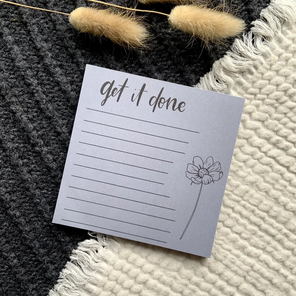 Notizblock "get it done"