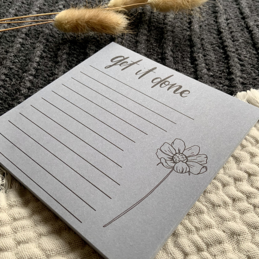 Notizblock "get it done"