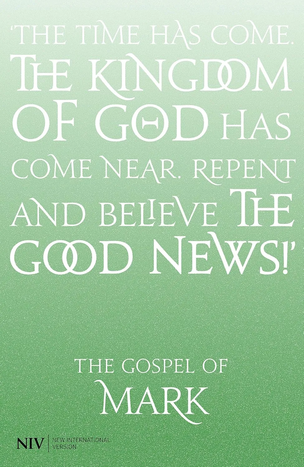 Englisch, Markus Evangelium New International Version, grün
