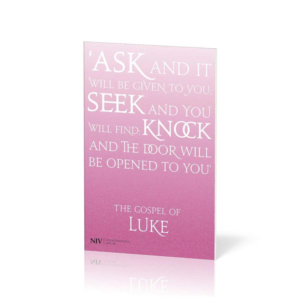 Englisch, Lukasevangelium NIV, rosa - Gospel of Luke NIV