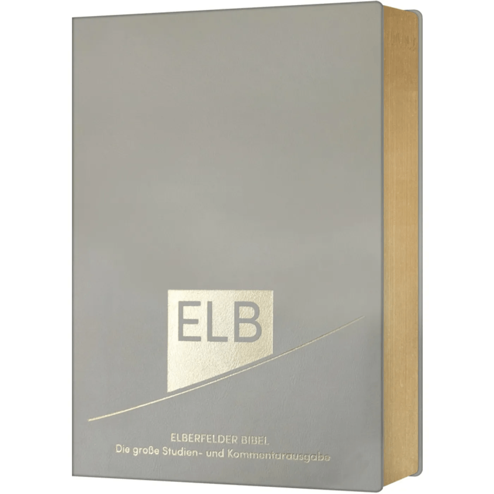 Elberfelder Bibel - Leder mit Goldschnitt - Die große Studien- und Kommentarausgabe
