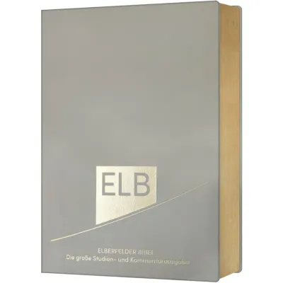Elberfelder Bibel - Leder mit Goldschnitt - Die große Studien- und Kommentarausgabe