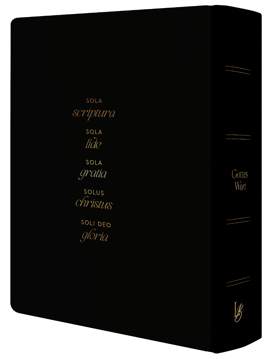 Schlachter Liebezurbibel (Schreibrandbibel Sola) - Flexibler Kunstledereinband - Schwarz mit...