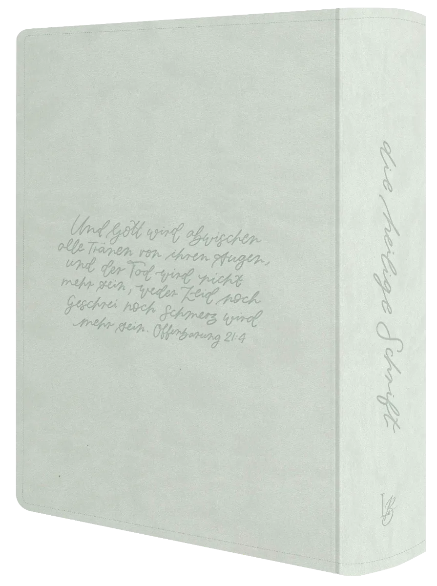 Schlachter Liebezurbibel (Schreibrandbibel Eden) - Flexibler Kunstledereinband - Mint mit...