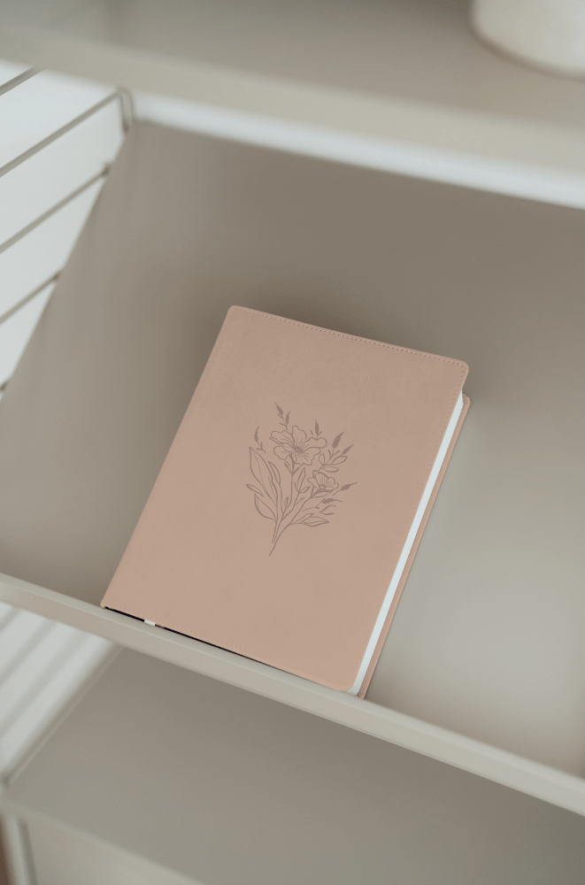 Schlachter Liebezurbibel (Schreibrandbibel Blush) - Flexibler Kunstledereinband - Lachs mit...