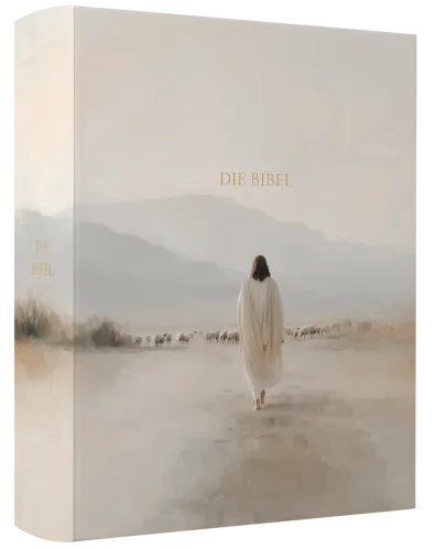 Schlachter Liebezurbibel (Schreibrandbibel Jesus) - Hardcover - Motiv Mann mit Schreibrand