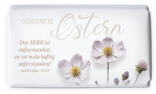 Schokolade Gesegnete Ostern - nach Lukas 24.34