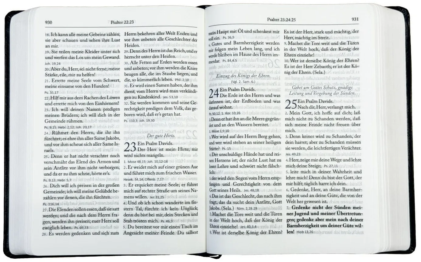 Die Bibel Martin Luther 1912 - Großdruck - Altes und Neues Testament