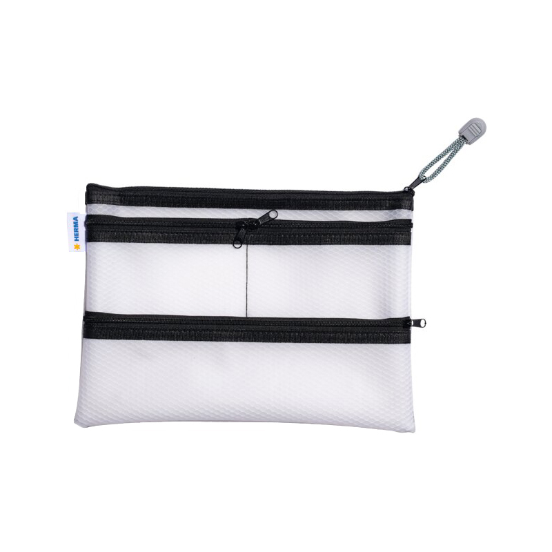 HERMA Reissverschlusstasche "Multibag", DIN A5 schwarz