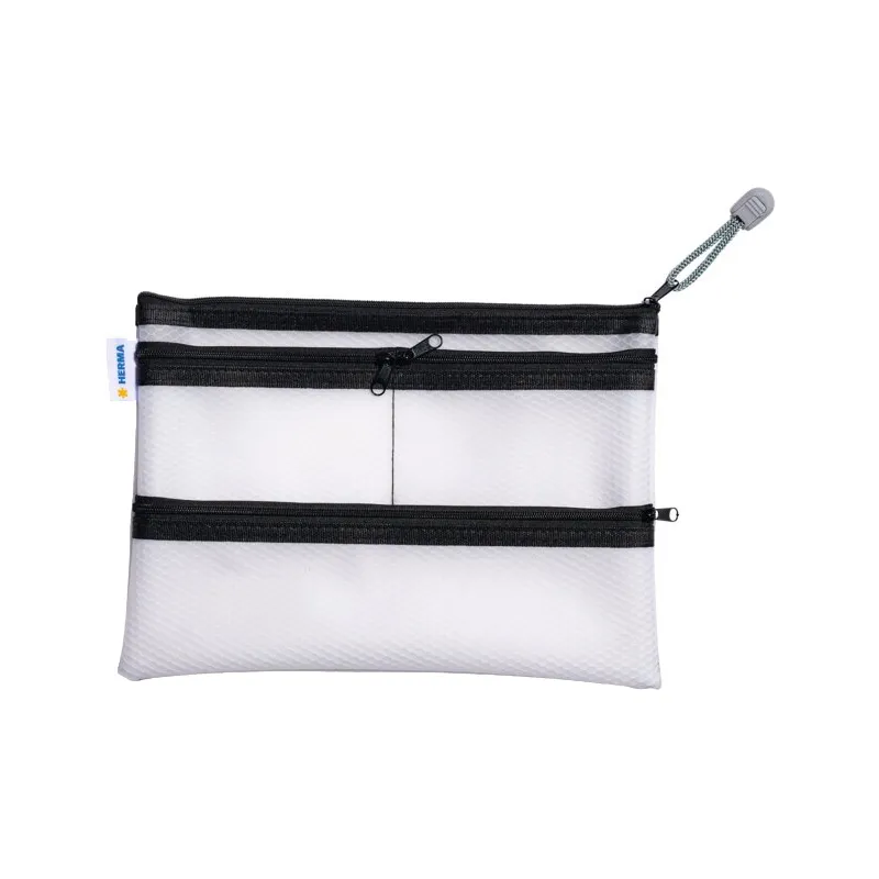 HERMA Reissverschlusstasche "Multibag", DIN A5 schwarz