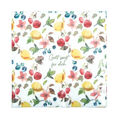 Gott sorgt für dich (20er Pack Servietten) - 33 x 33 cm