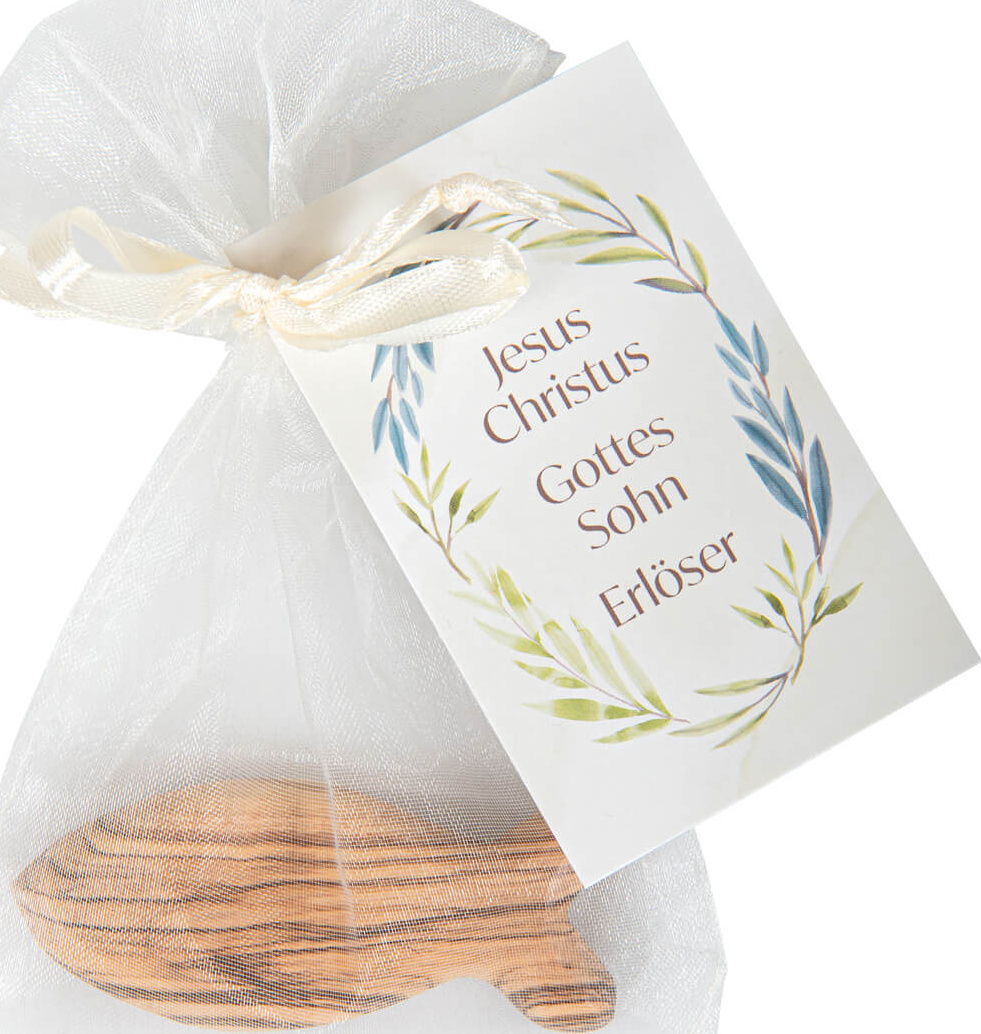 Fisch - Handschmeichler (Olivenholz)