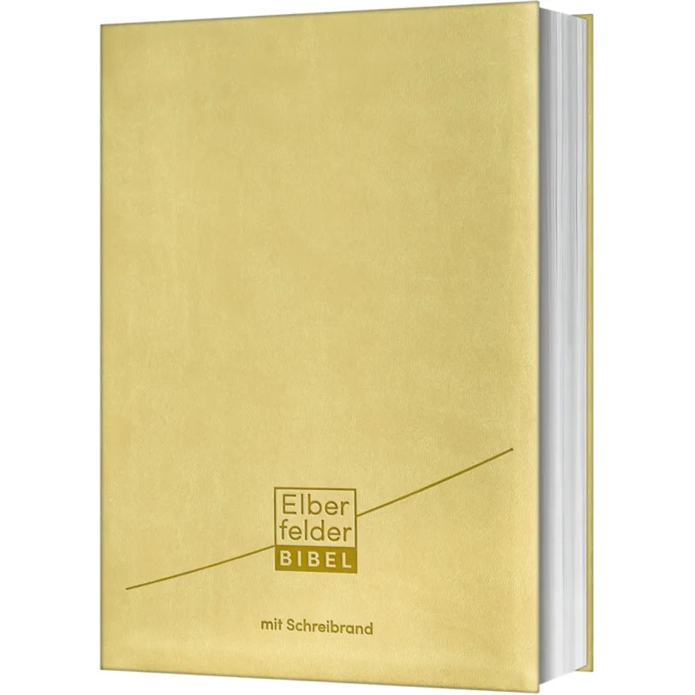 Elberfelder Schreibrandbibel - Kunstleder braun