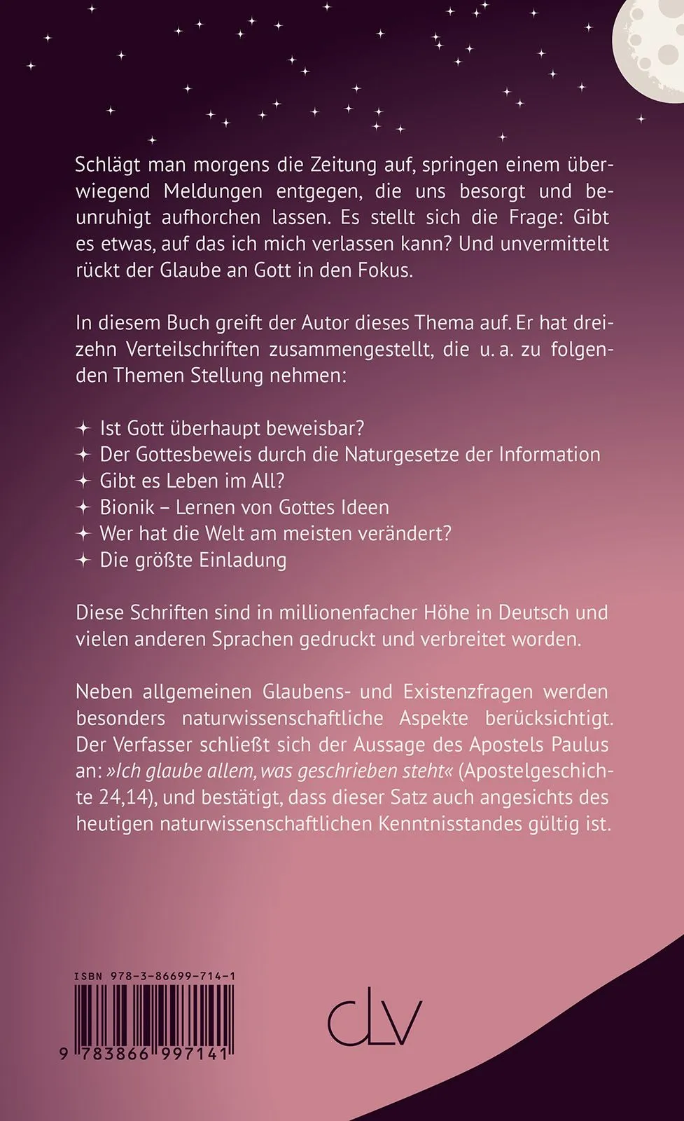 Wer weiß? Vielleicht gibt es Gott ja doch?