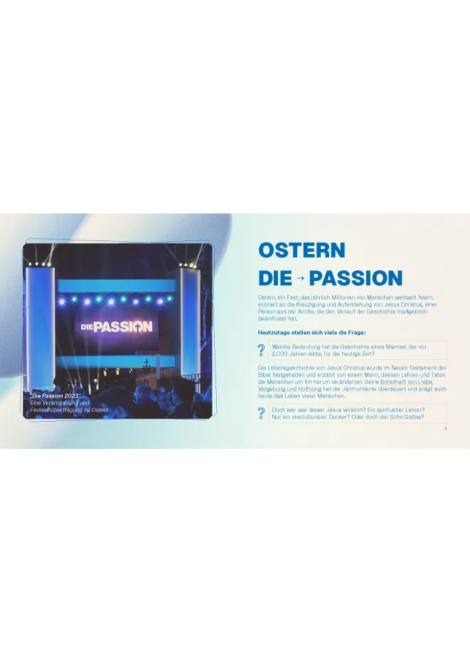 Die Passion - das Heft