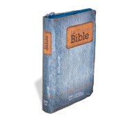 Bibel Segond 21 französisch (Premium Style) - Softcover aus Canvas mit Jeansmuster, mit...